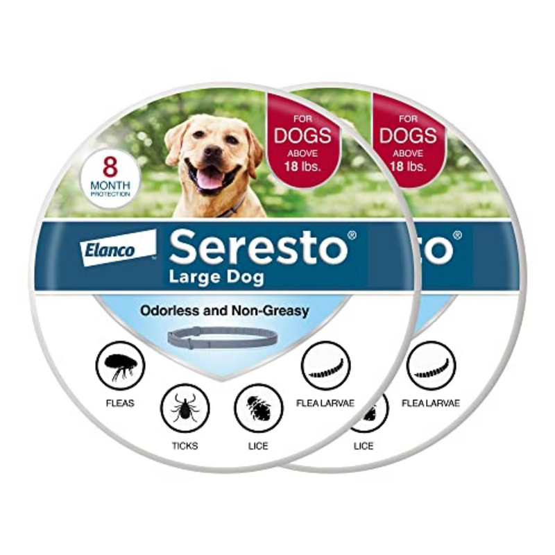 Seresto Large Dog Flea & Tick Collar – 8 Months of Protection
