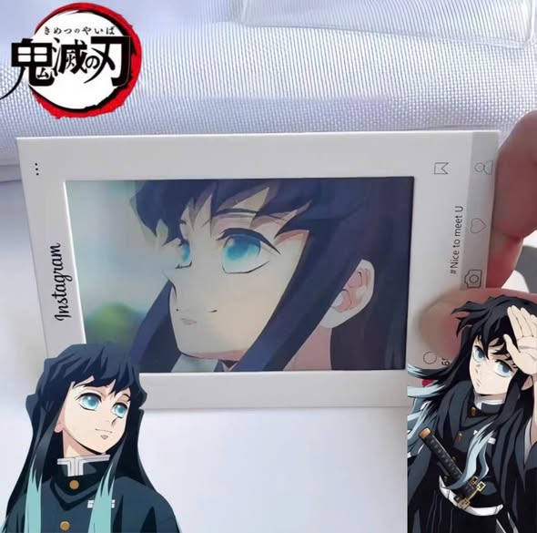 Demon Slayer 3D Card Keychain