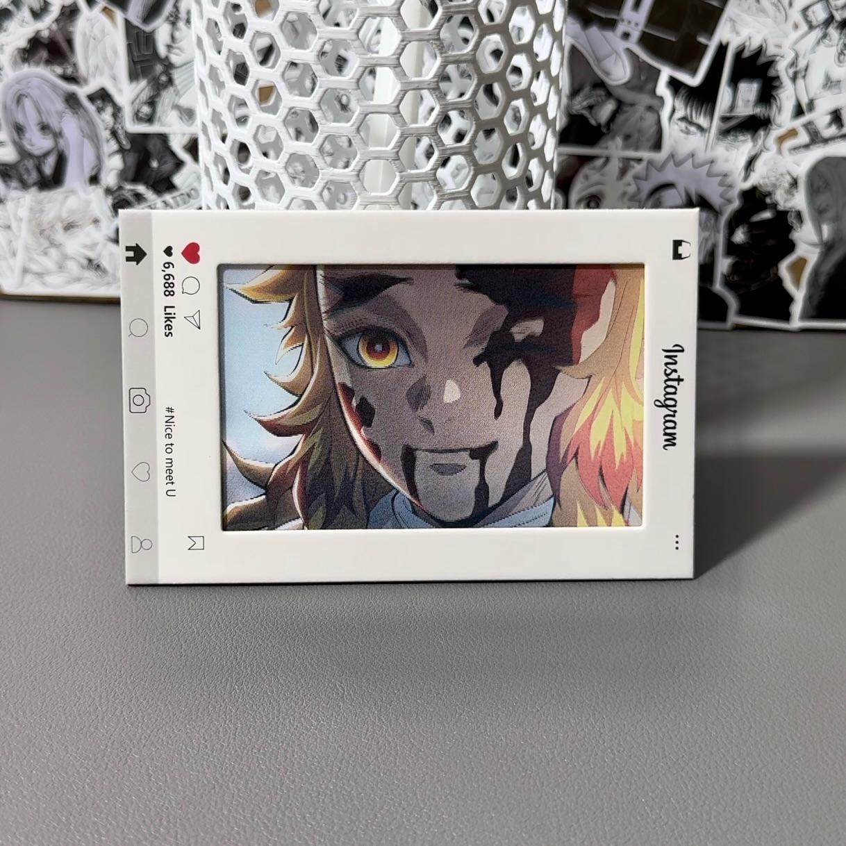 Demon Slayer 3D Card Keychain