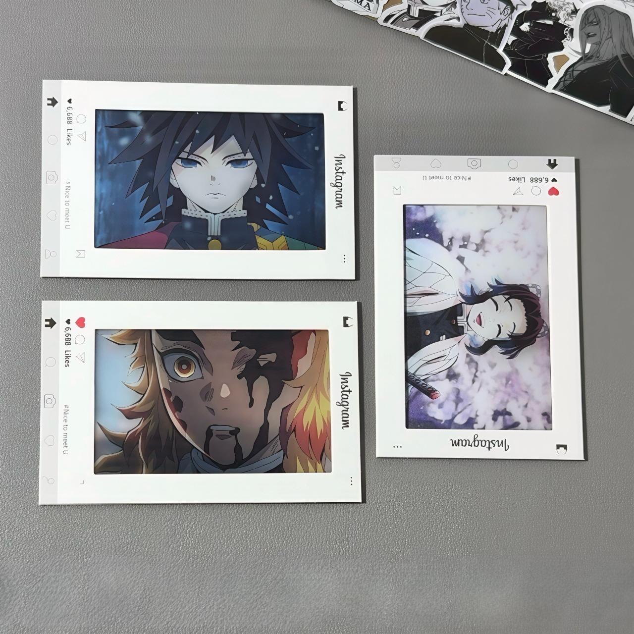 Demon Slayer 3D Card Keychain